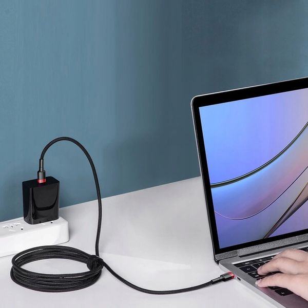 Baseus Kabel Usb-C Type-C Pd 100W Quick Charge 3.0 zdjęcie 3