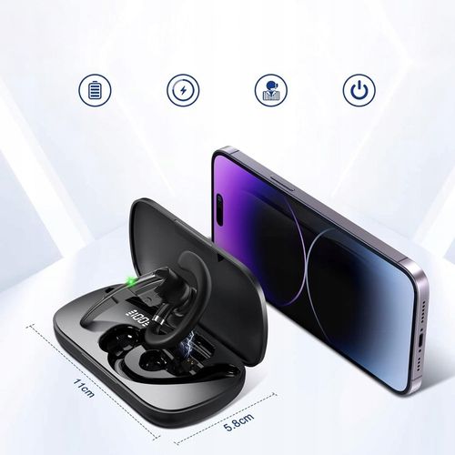 SŁUCHAWKA BLUETOOTH DLA KIEROWCY DO TELEFONU ROZMÓW BEZPRZEWODOWA ZESTAW na Arena.pl