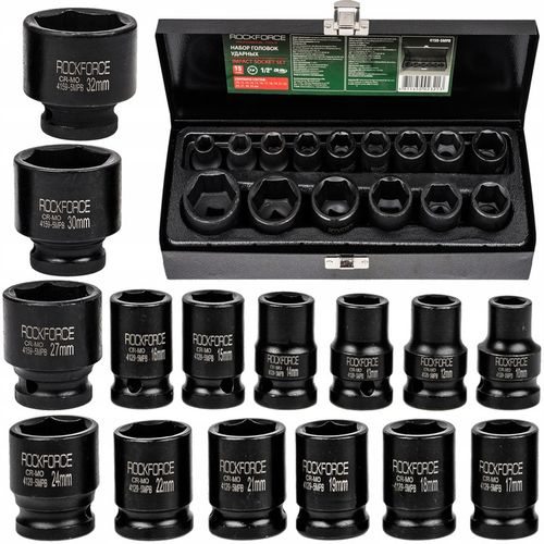 ZESTAW NASADKI UDAROWE NASADOWE DO KLUCZ PNEUMATYCZNY 1/2'' 10-32MM na Arena.pl