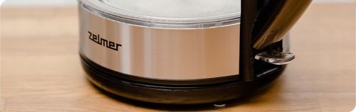 CZAJNIK BEZPRZEWODOWY SZKLANY ZELMER ZCK8011 PODŚWIETLENIE 1,7L Dioda LED na Arena.pl