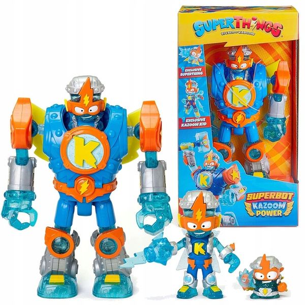 SUPER THINGS ROBOT SUPERBOT KID KAZOOM POWER 15 CM zdjęcie 1