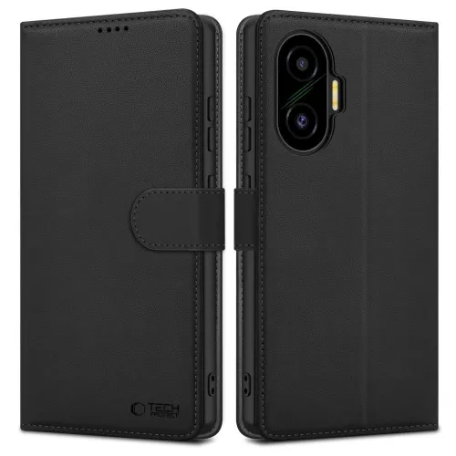 Etui Tech-Protect Wallet na Xiaomi Poco F7 5G - czarne na Arena.pl