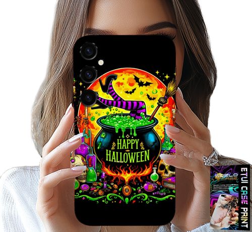 ETUI DO SAMSUNG GALAXY S24 - WIEDŹMA KOCIOŁEK RÓŻDŻKA HALLOWEEN SZKŁO na Arena.pl