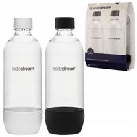 2x BUTLE BUTELKI SODASTREAM JET BUTELKA DO SATURATORA 1L DWUPAK DO ZMYWARKI