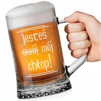 KUFEL DO PIWA JESTEŚ SWÓJ CHŁOP MÓJ CHŁOP JAN PAWEŁ 1670 NA DZIEŃ CHŁOPAKA