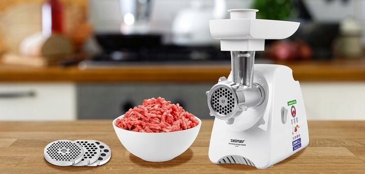 ZELMER MOCNA MASZYNKA DO MIELENIA MIĘSA ZMM5801P 2200W ZOSIA Made in Poland zdjęcie 13