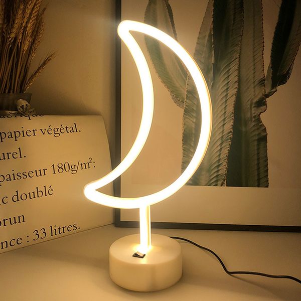 Neon Led Heckermann Stojący Półksiężyc zdjęcie 2