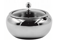 Cukiernica cukierniczka stal nierdzewna szklana pokrywka Ravi DECOR połysk błyszcząca