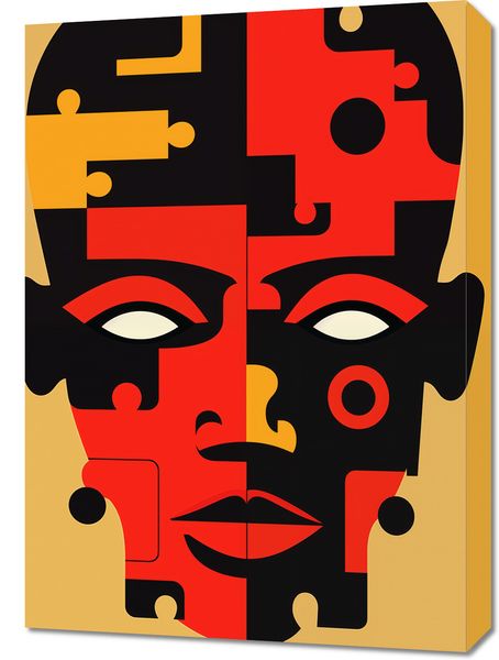 Obraz 50x70cm Puzzle Tożsamości zdjęcie 1