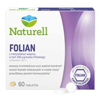 Naturell Folian kwas foliowy ciąża 60 tabl.