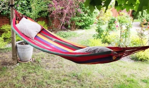 Hamak Ogrodowy 200x80 Lato 1os. + GRATIS !!! zdjęcie 1