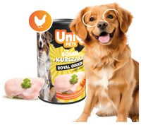 Mokra karma dla psa z kurczaka ROYAL CHICKEN 375g UNIQ PETS