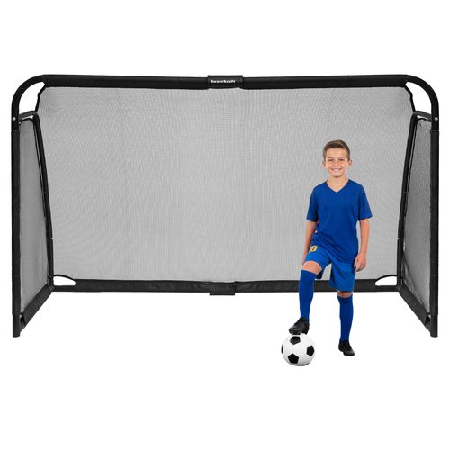 Duża metalowa bramka piłkarska z siatką do gry w piłkę nożną 300x200 na Arena.pl