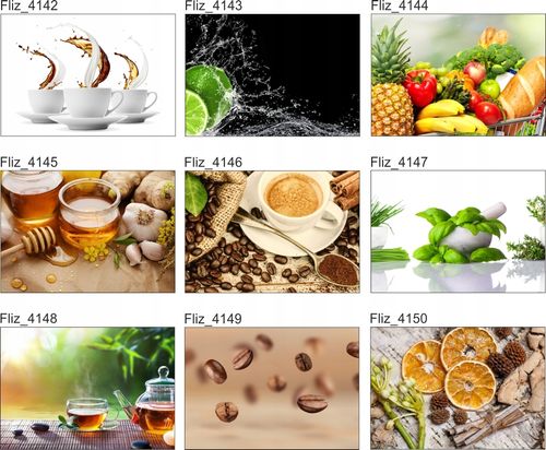 FOTOTAPETA kuchenna FILIŻANKI HERBATA 395x280 na Arena.pl