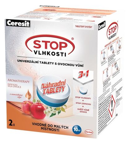 Ceresit STOP WILGOCI PEARL tabletki zastępcze 2w1 energiczne owoce (2x300g) na Arena.pl