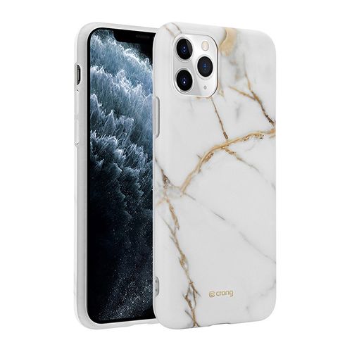 Crong Marble Case – Etui iPhone 11 Pro (biały) na Arena.pl
