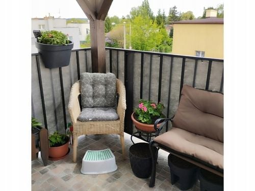 OSŁONA BALKONOWA na balkon, taras PP 1x5m- GRUBA+klipsy na Arena.pl