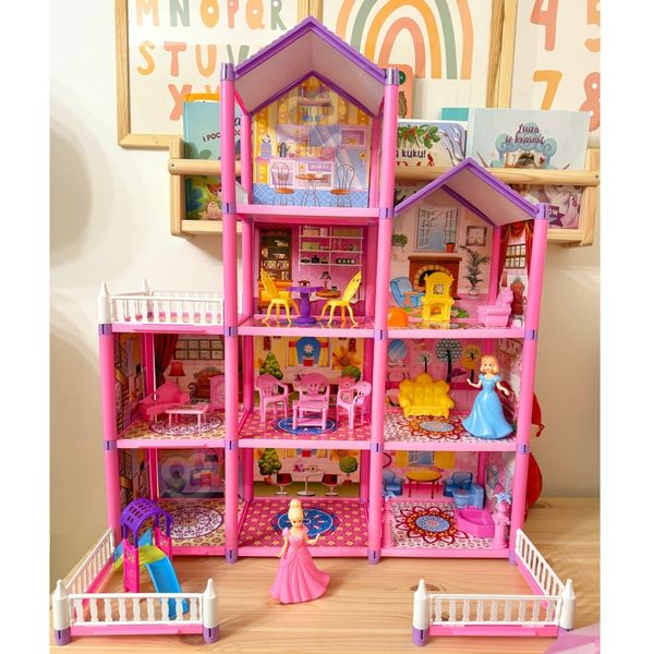 WOOPIE Mega Willa Domek dla Lalek LOVELY HOUSE 194 el. zdjęcie 5