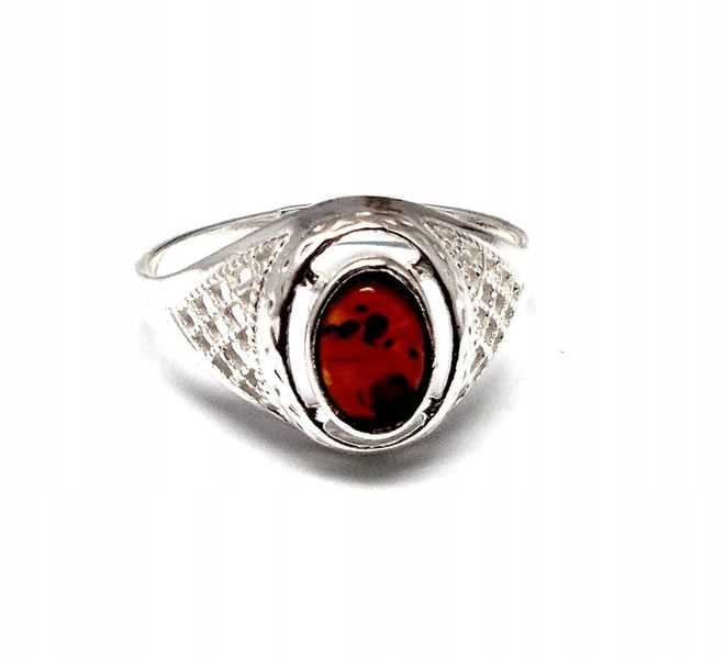 PIERŚCIONEK Z BURSZTYNEM zdjęcie 1