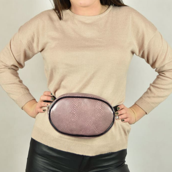 T-01 Nerko-torebka-pudrowy róż J KEMER zdjęcie 4