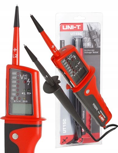 MIERNIK PRÓBNIK NAPIĘCIA UNI-T UT15C AUTOMAT na Arena.pl