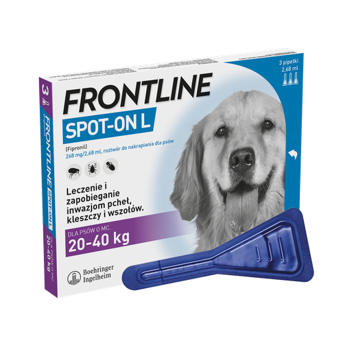 frontline spot on dla psa 3x2,68ml na Arena.pl