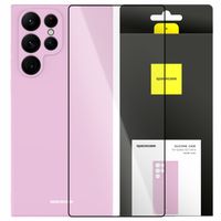 ETUI MATOWE SILICONE CASE OBUDOWA SILIKONOWE DO GALAXY S22 ULTRA + FOLIA