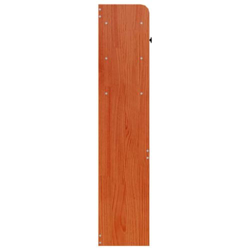 Wezgłowie do łóżka, z półkami, woskowy brąz, 75 cm, sosnowe na Arena.pl