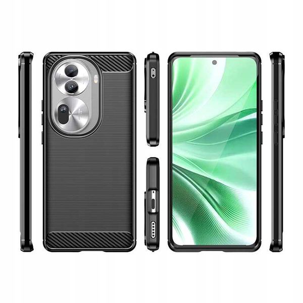 Spacecase Carbon Oppo Reno 11 Pro 5G Black zdjęcie 6