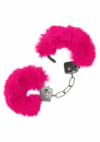 ultra fluffy furry cuffs kajdanki z futerkiem regulowane metalowe