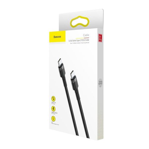 BASEUS PD60W/QC3.0 TYPE-C CABLE 100CM GREY/BLACK na Arena.pl