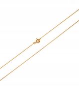 Łańcuszek pozłacany ANKIER 24k srebro 925 45cm