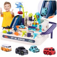 Interaktywny Tor Przeszkód Samochodowy Parking Garaż 4 Autka Pojazdy Winda