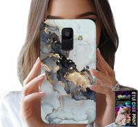 ETUI DO SAMSUNG A6 2018 - ELEGANCKI MARMUREK MODNE KOBIECE WZORY