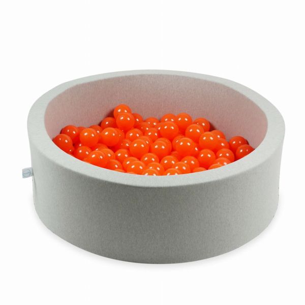 Kulki do zabawy ø7cm 150szt pomarańczowe zdjęcie 3