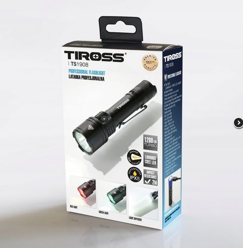 TIROSS LATARKA CREE LED 6500K TS1908 na Arena.pl