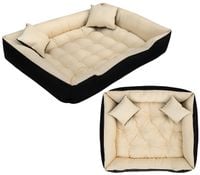 legowisko dla psa kojec ecco 100x75 cm wodoodporne beżowe