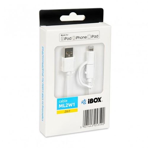 Kabel USB - microUSB typ B Lightning 2,4A 1M na Arena.pl