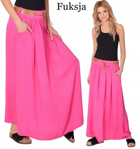 ZWIEWNA DŁUGA SPÓDNICA MAXI DO KOSTEK BOHO ! S,M,L na Arena.pl