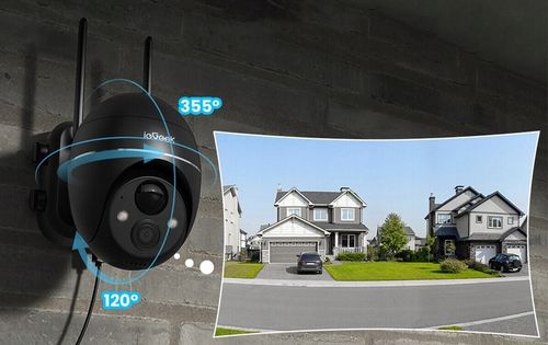 2X ZEWNĘTRZNA KAMERA WIFI SOLARNA OBROTOWA NA BATERIE Z PANELEM SOLARNYM na Arena.pl