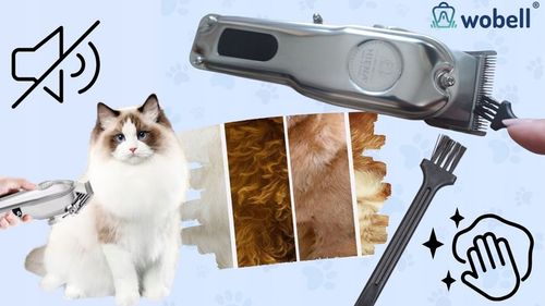 Maszynka do strzyżenia zwierząt dla psa kota golarka cicha profesjonalna na Arena.pl