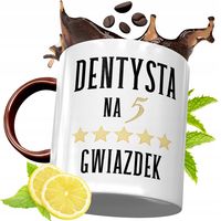 Kubek Bordowy Dla Dentysty Na Urodziny Prezent Z Nadrukiem Ze Zdjęciem