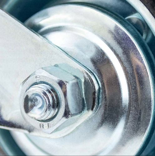 KÓŁKA OBROTOWE 75mm 200kg KOŁA METALOWO GUMOWE ZESTAW JEZDNY WÓZKÓW na Arena.pl