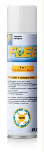 SPRAY NA PCHŁY ROZTOCZA PASOŻYTY niszczy alergeny w domu Flee 400 ml na Arena.pl