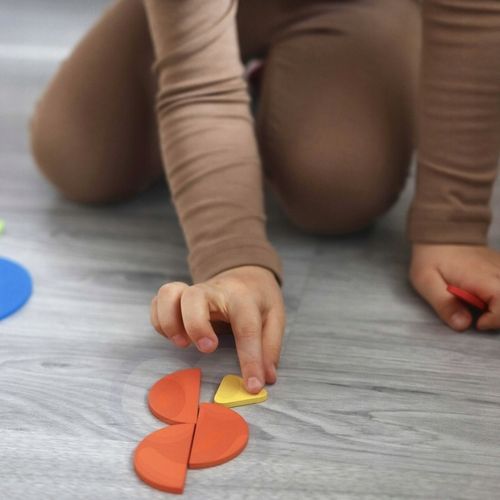 Drewniana Układanka Montessori 40 Wzorów 55 el. na Arena.pl