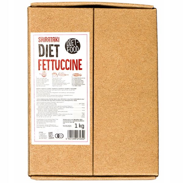 Makaron Konjac - Fettuccine 1000 g diet bezglutenowy KETO bio 1 kg CHEAT zdjęcie 2