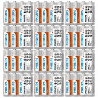 48 sztuk baterii R6 AA PHILIPS Baterie LongLife cynkowo-chlorowe