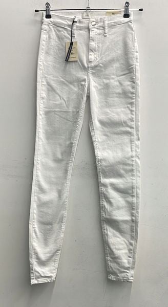 RIVER ISLAND SPODNIE BIAŁY R34L zdjęcie 1