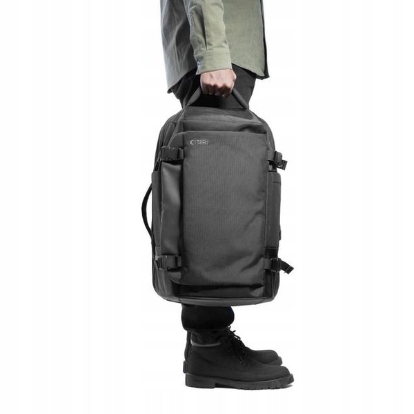 TECH-PROTECT DEFENDER S40 TRAVEL LAPTOP BACKPACK 40L BLACK zdjęcie 3