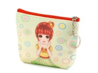 Mały portfelik - etui dziewczynka w spódniczce